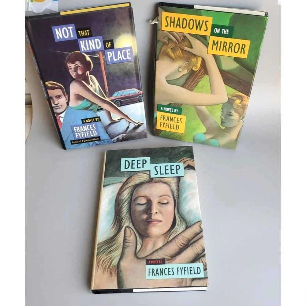 Frances Fyfield‎ 3 Book Lot Helen West Mysteries Thrillers Crime Fiction HCDJ